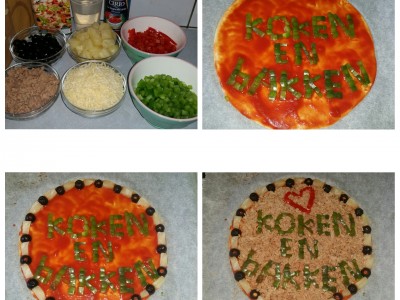 Pizza ‘koken en bakken’