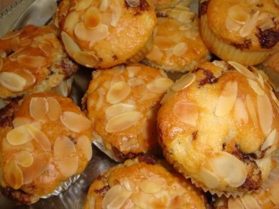 Muffins met vlokken