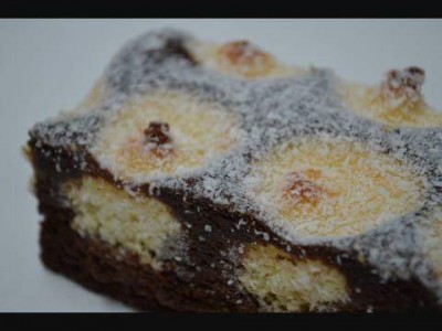 Choco cake met kokos balletjes…