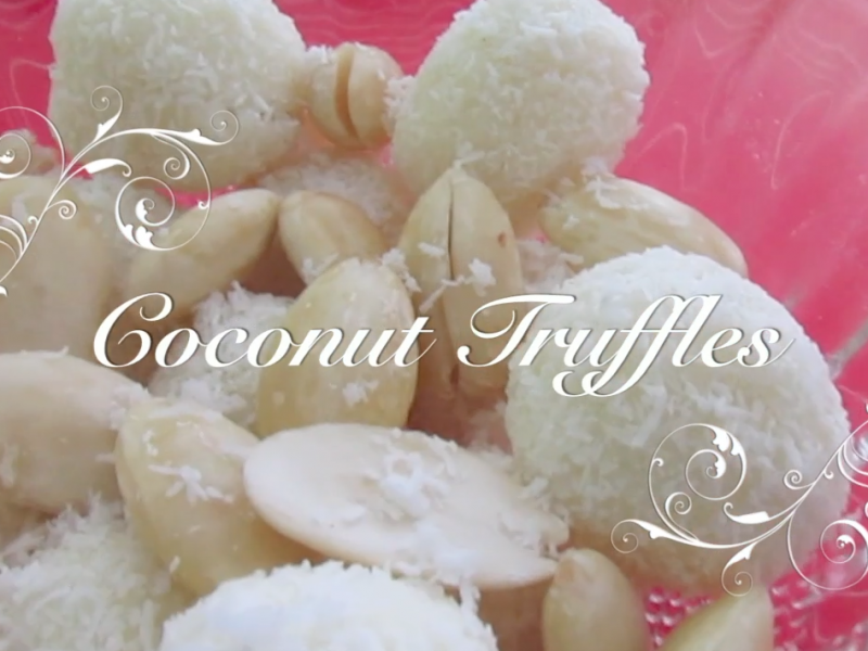Coconut Truffles ! No bake