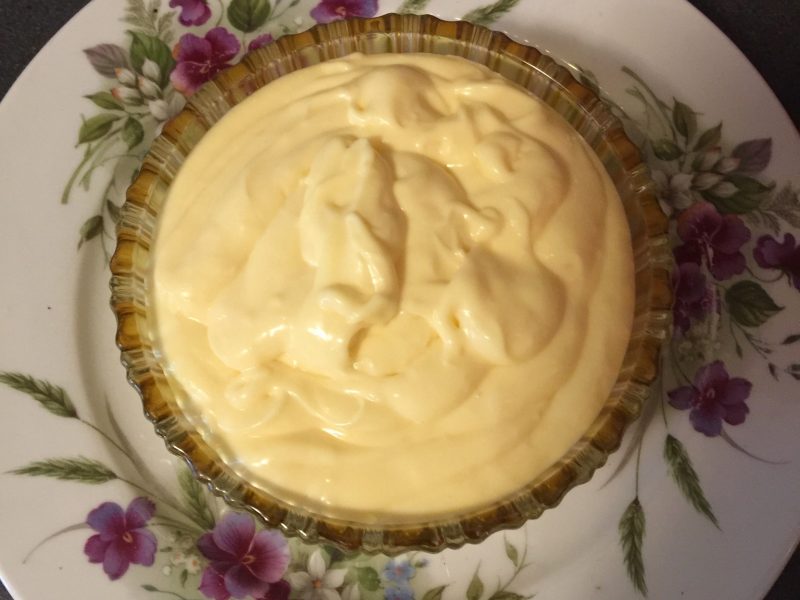 Vanille crème  met custard